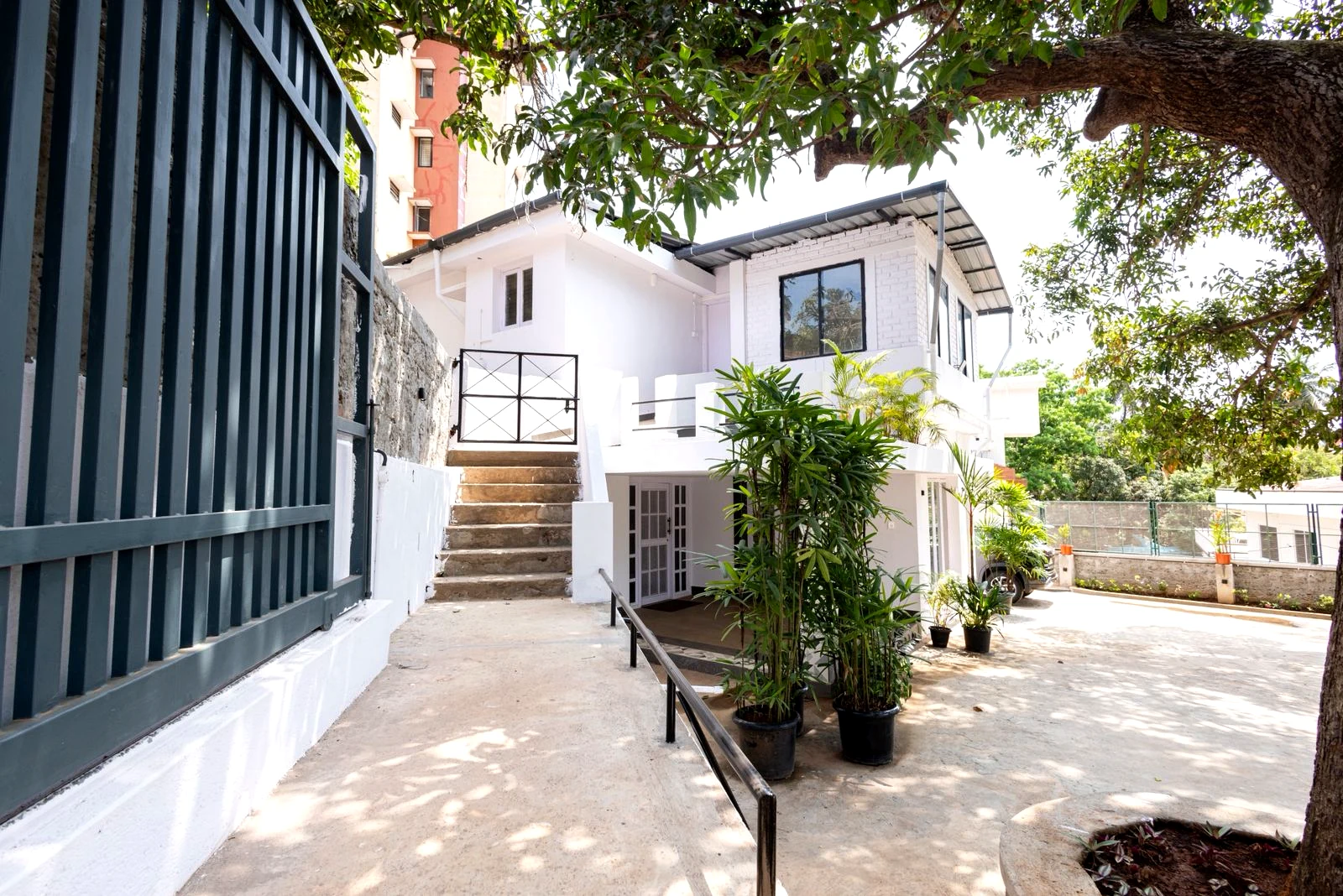 Entry to the first floor at Mango Tree Homestay.